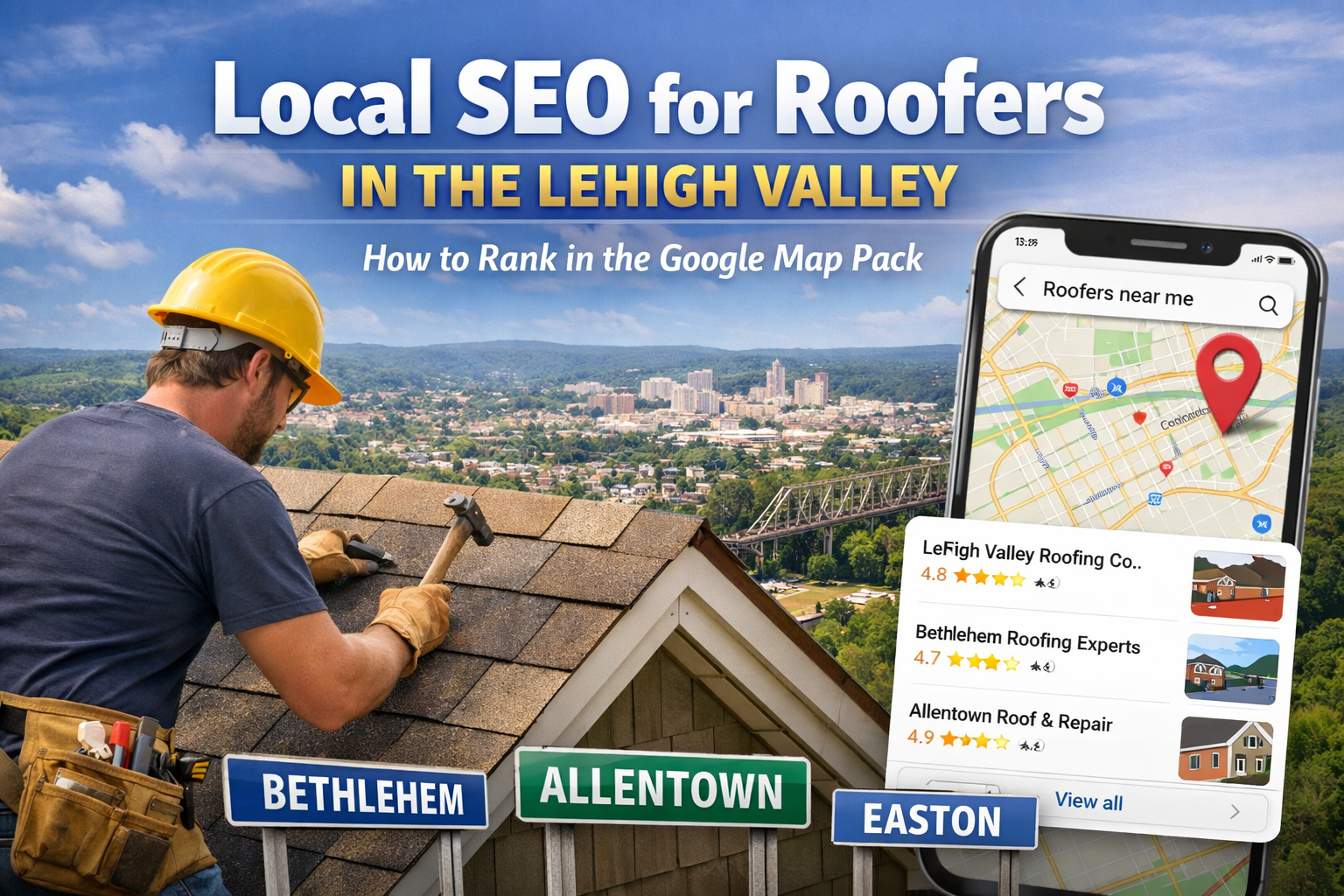local seo for roofers in lehigh valley