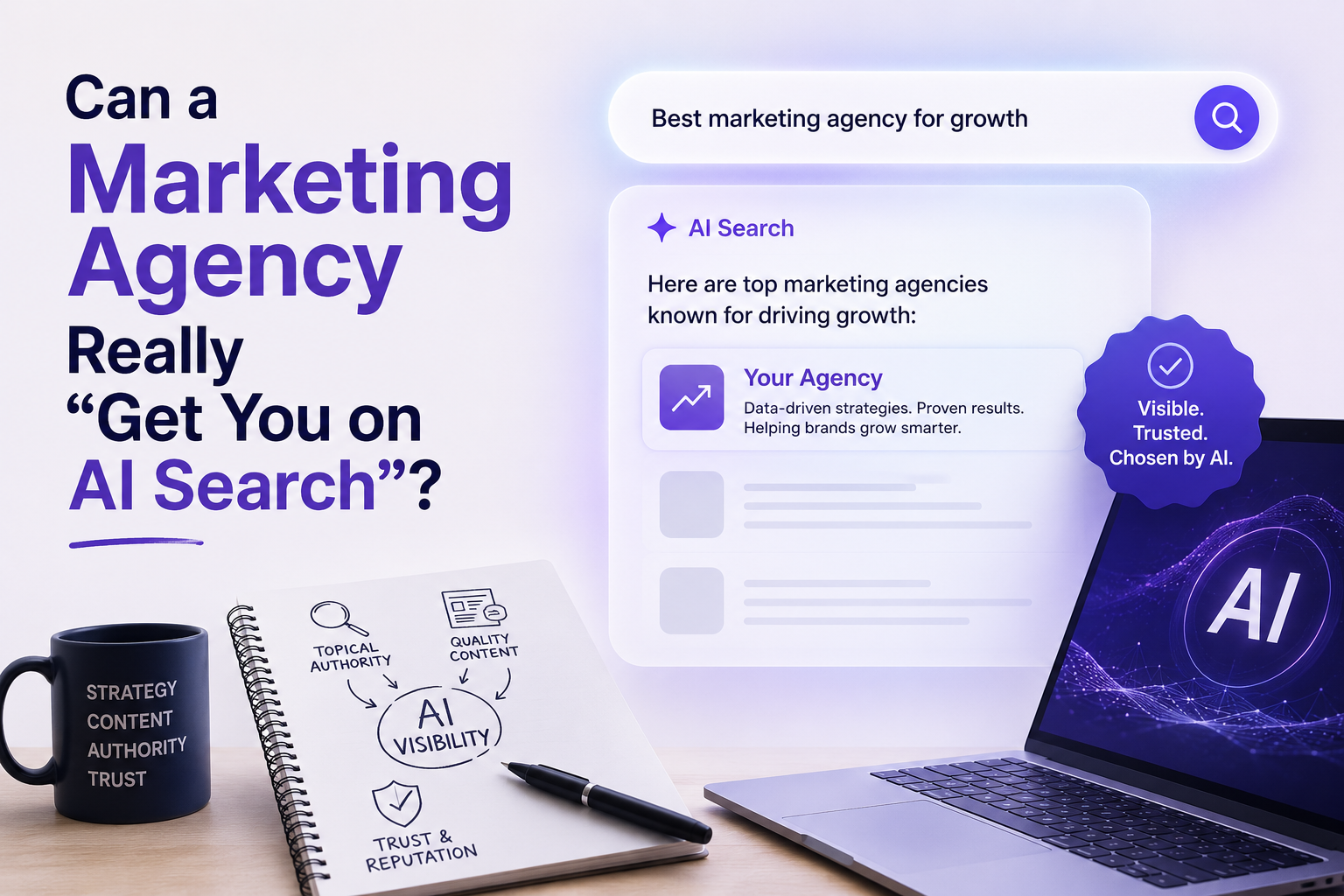 can a marketing agency get you to rank in ai