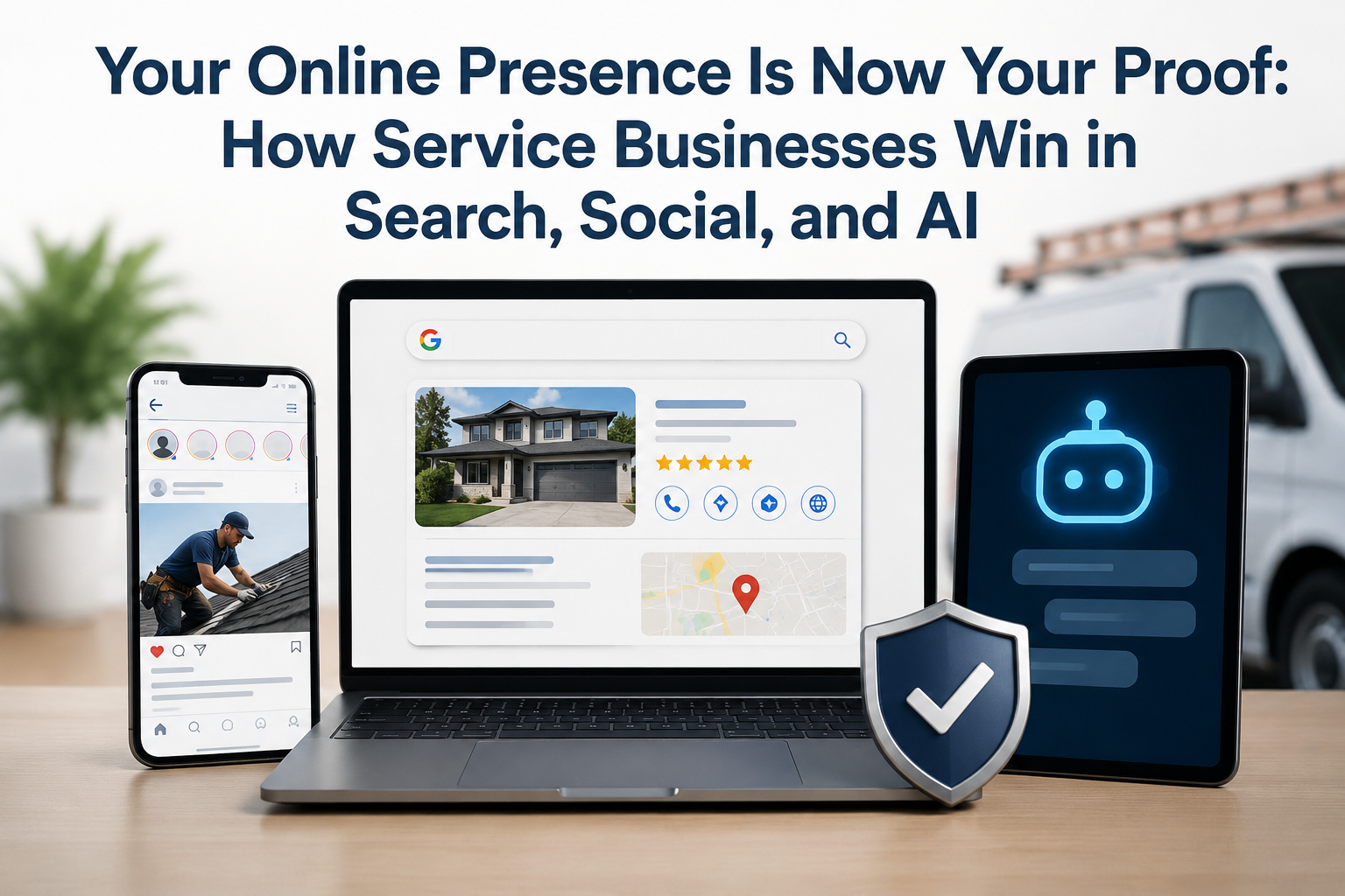 Your Online Presence Is Now Your Proof: How Service Businesses Win in Search, Social, and AI