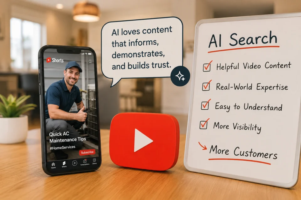 Why YouTube Videos and Shorts Are Becoming Essential for AI Search in Home Services