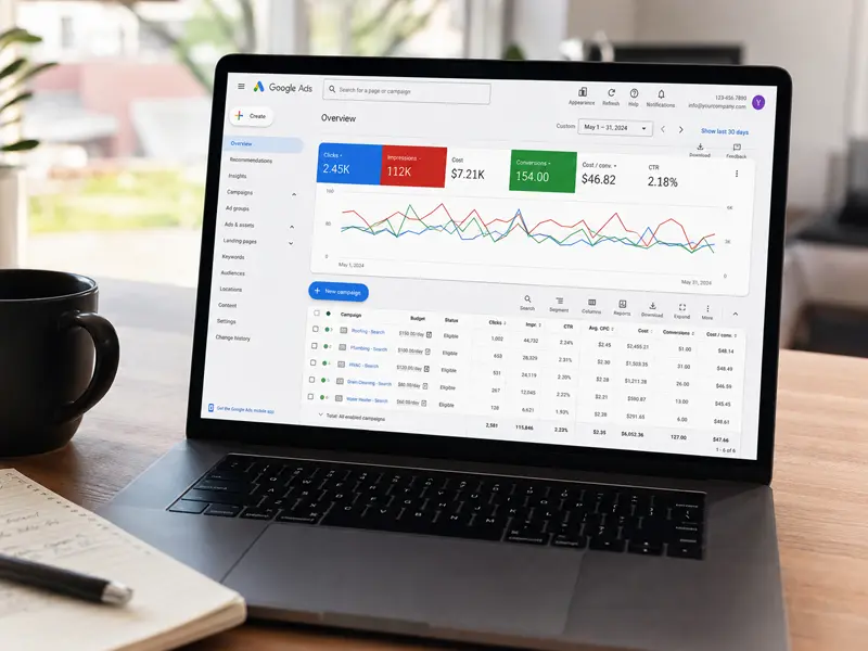 Google Ads campaigns for local service businesses