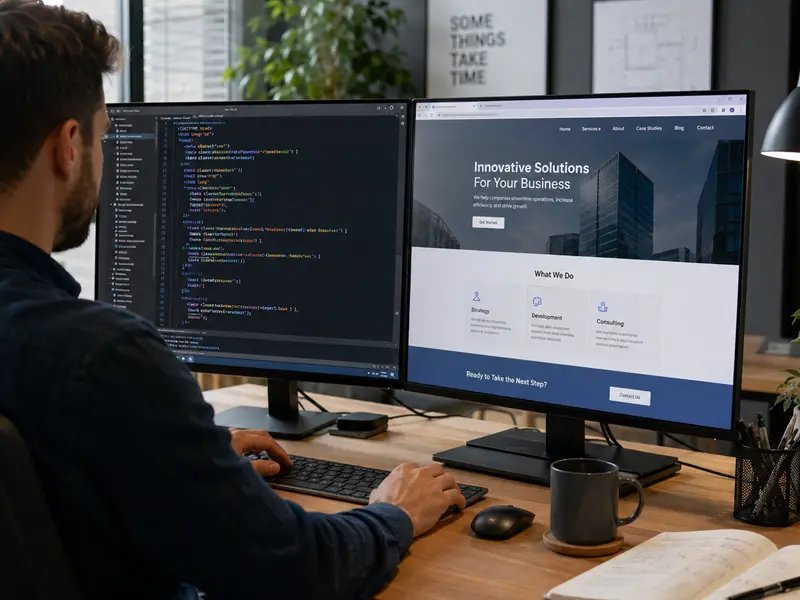 Conversion-focused WordPress website for a service business